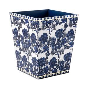 Brand New Mackenzie-Childs Royal English Garden Waste Bin